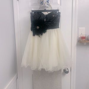 Strapless Formal Mini Dress